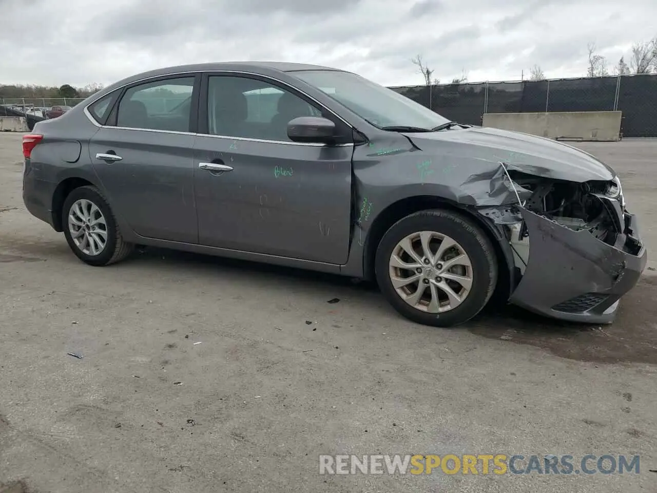 4 Photograph of a damaged car 3N1AB7AP3KY260004 NISSAN SENTRA 2019