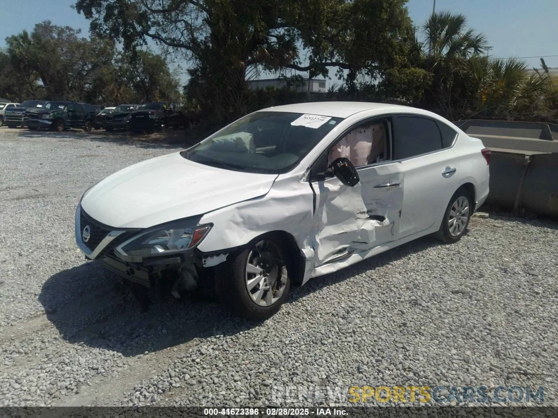 2 Photograph of a damaged car 3N1AB7AP3KY261217 NISSAN SENTRA 2019