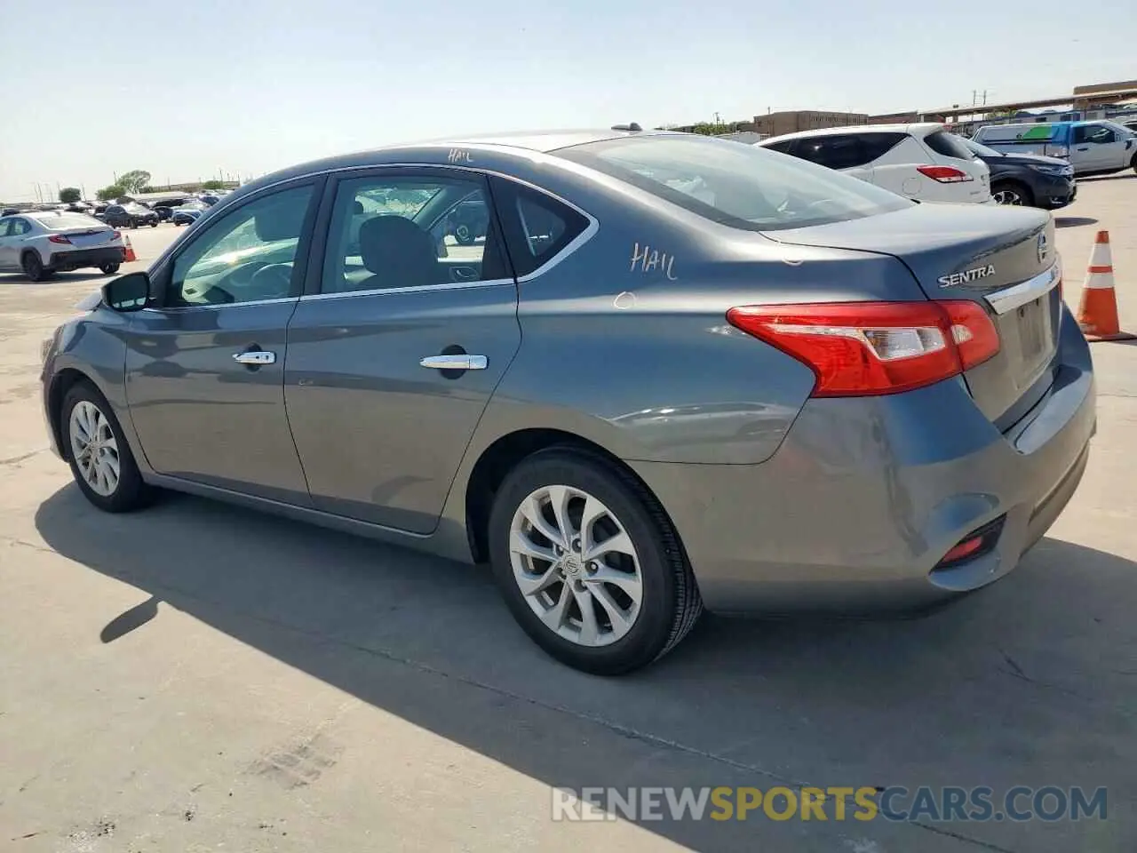 2 Photograph of a damaged car 3N1AB7AP3KY276767 NISSAN SENTRA 2019