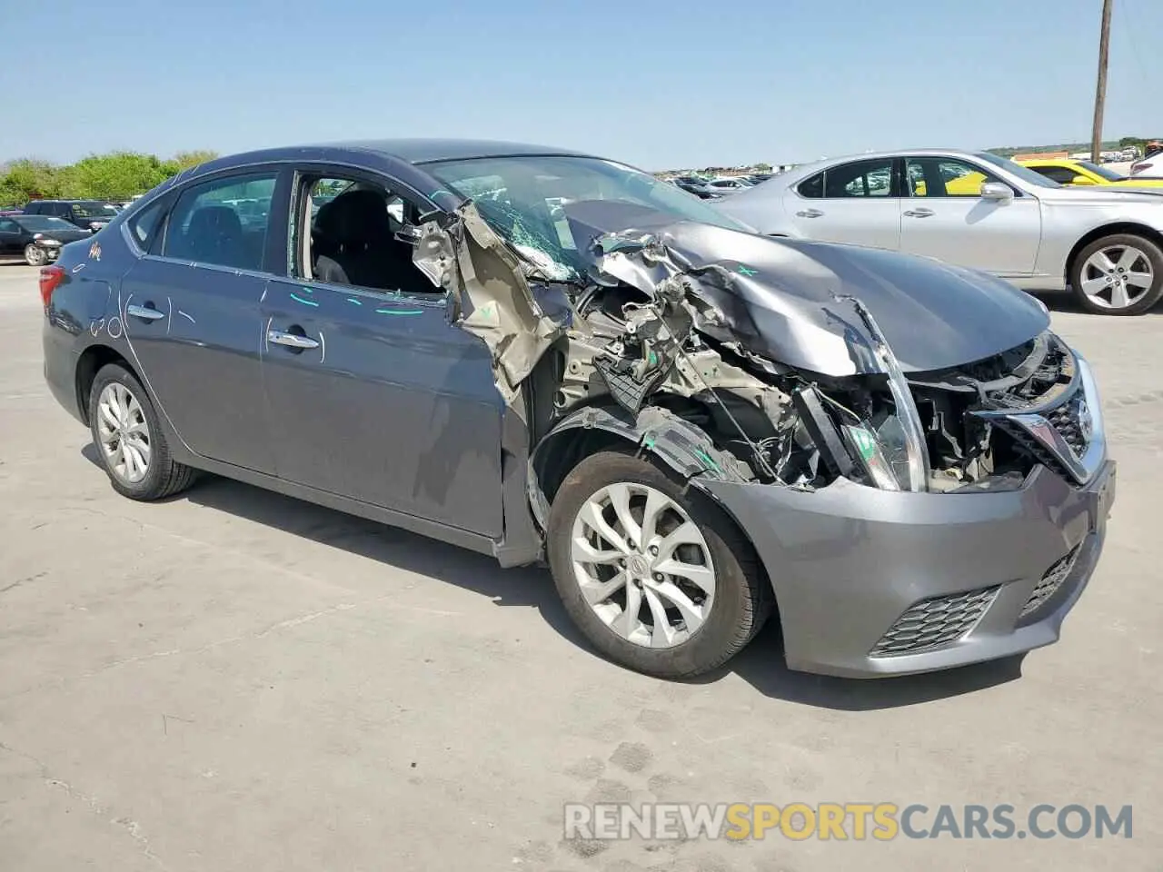 4 Photograph of a damaged car 3N1AB7AP3KY276767 NISSAN SENTRA 2019