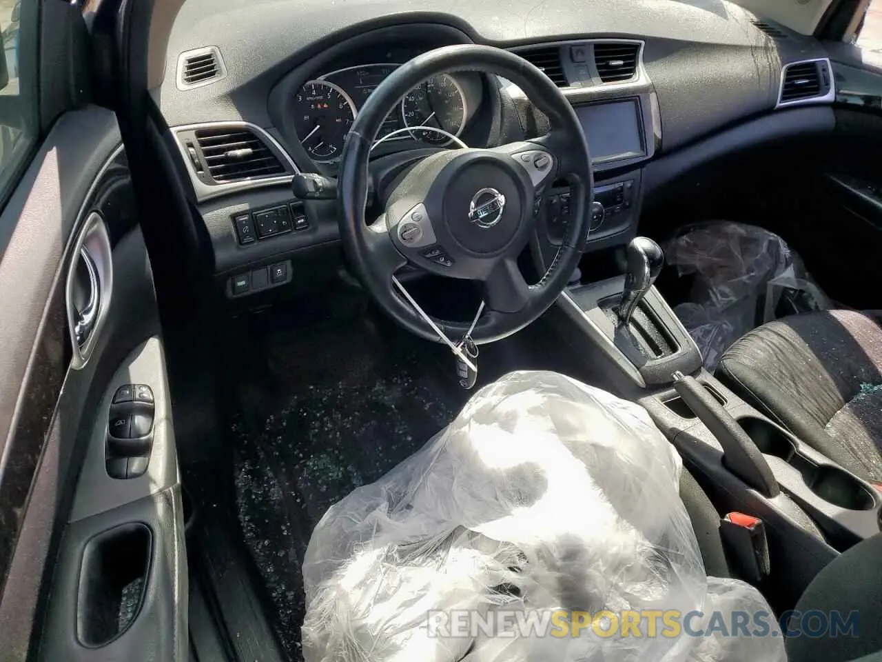 8 Photograph of a damaged car 3N1AB7AP3KY276767 NISSAN SENTRA 2019