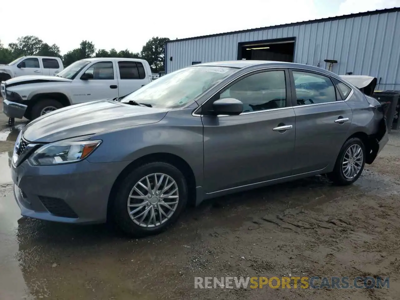 1 Photograph of a damaged car 3N1AB7AP3KY278468 NISSAN SENTRA 2019