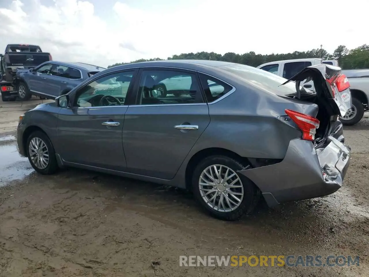 2 Photograph of a damaged car 3N1AB7AP3KY278468 NISSAN SENTRA 2019