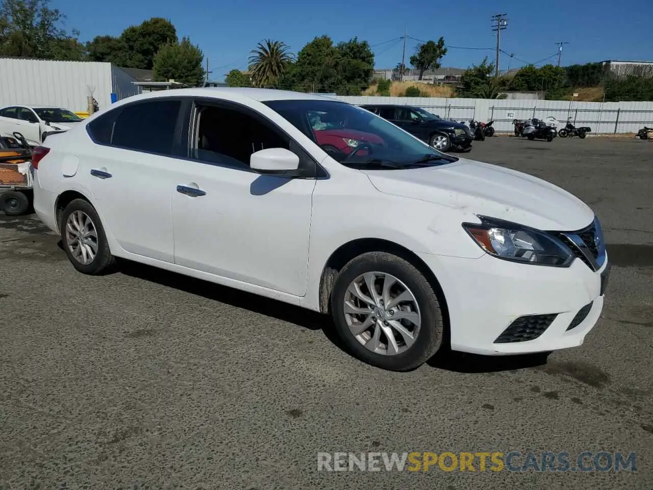 4 Photograph of a damaged car 3N1AB7AP3KY284030 NISSAN SENTRA 2019