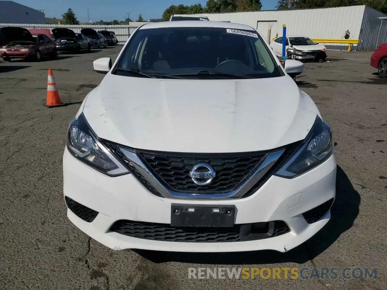 5 Photograph of a damaged car 3N1AB7AP3KY284030 NISSAN SENTRA 2019