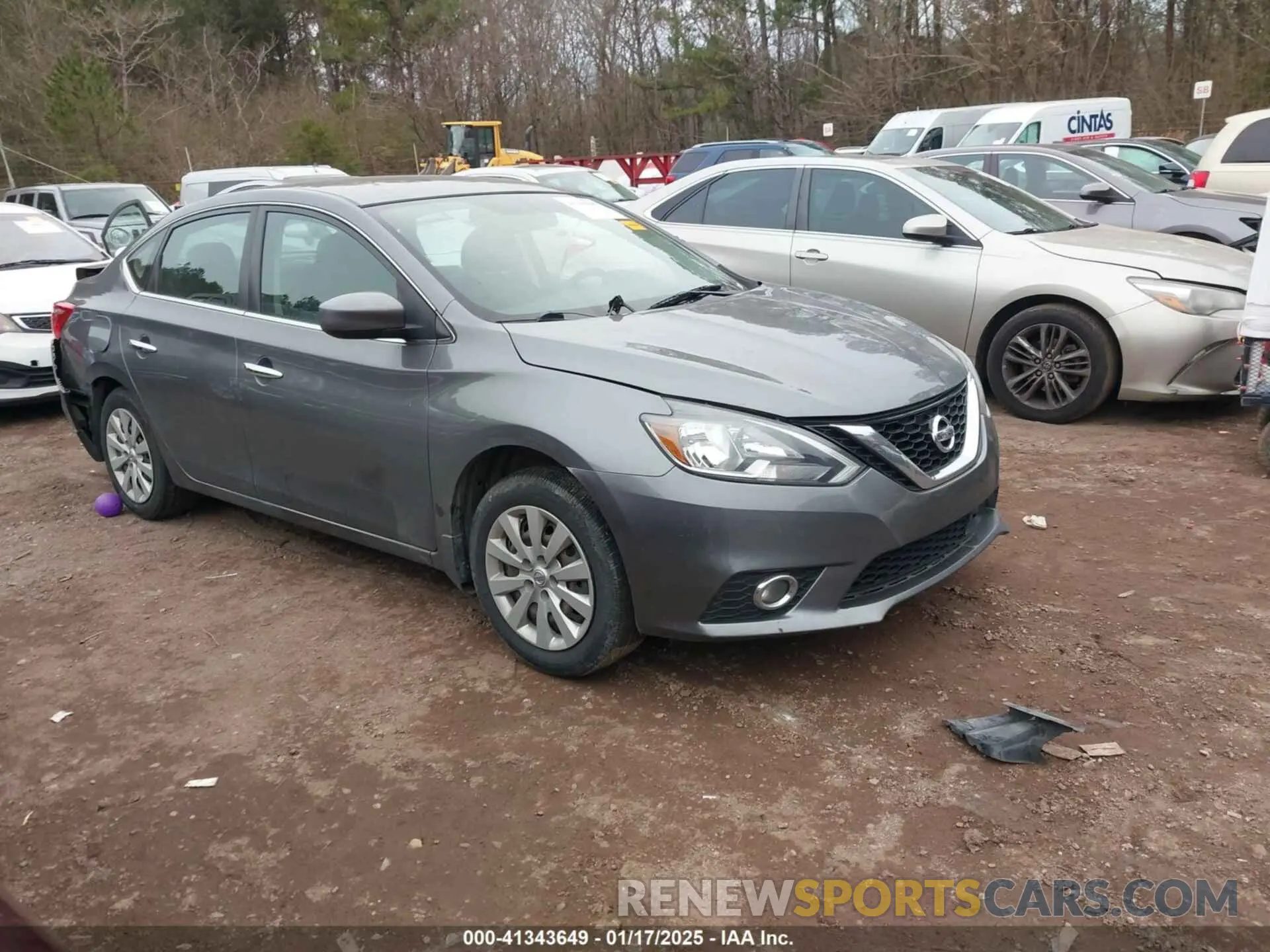 1 Photograph of a damaged car 3N1AB7AP3KY287686 NISSAN SENTRA 2019