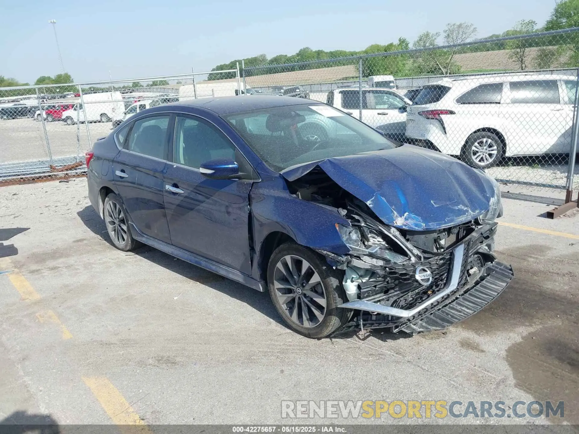 1 Photograph of a damaged car 3N1AB7AP3KY290510 NISSAN SENTRA 2019