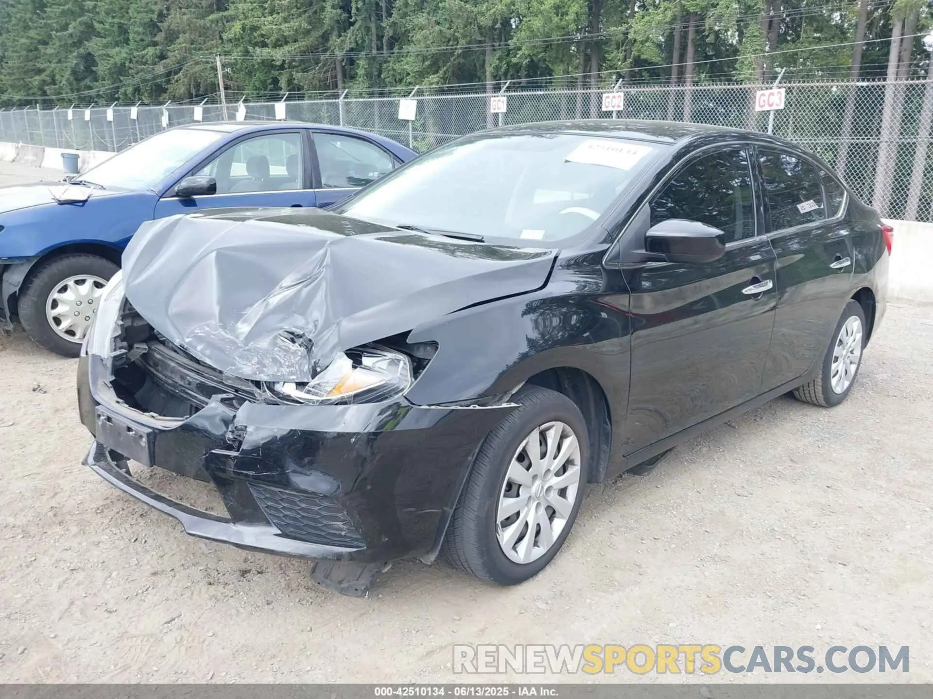 2 Photograph of a damaged car 3N1AB7AP3KY299739 NISSAN SENTRA 2019