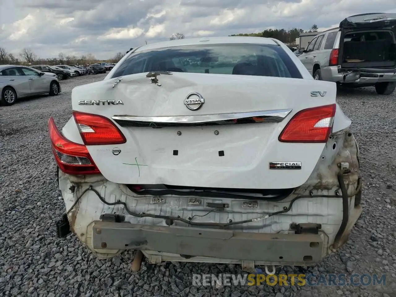 6 Photograph of a damaged car 3N1AB7AP3KY301747 NISSAN SENTRA 2019