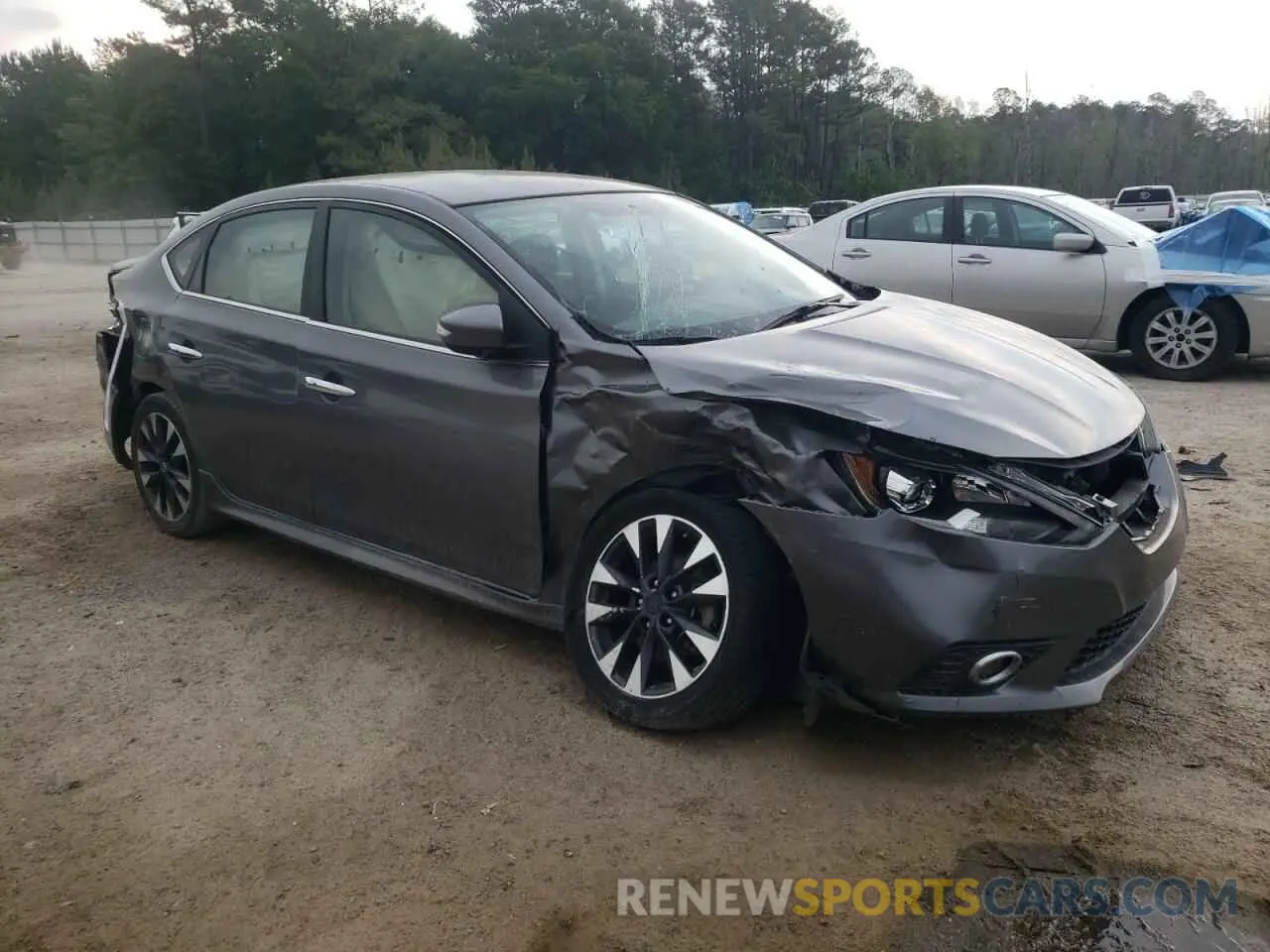 4 Photograph of a damaged car 3N1AB7AP3KY305653 NISSAN SENTRA 2019