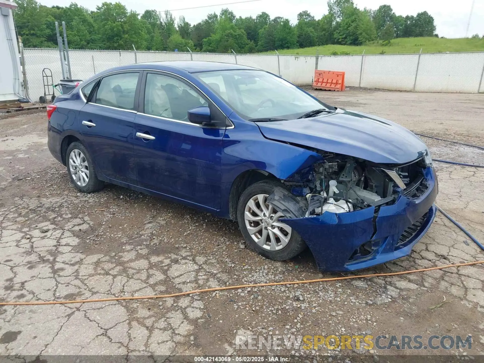 1 Photograph of a damaged car 3N1AB7AP3KY309492 NISSAN SENTRA 2019