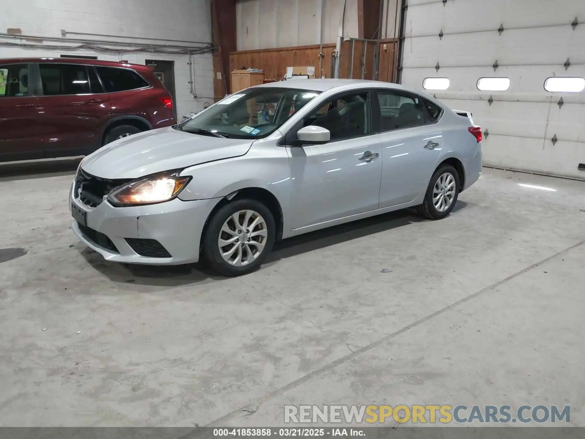 2 Photograph of a damaged car 3N1AB7AP3KY310173 NISSAN SENTRA 2019