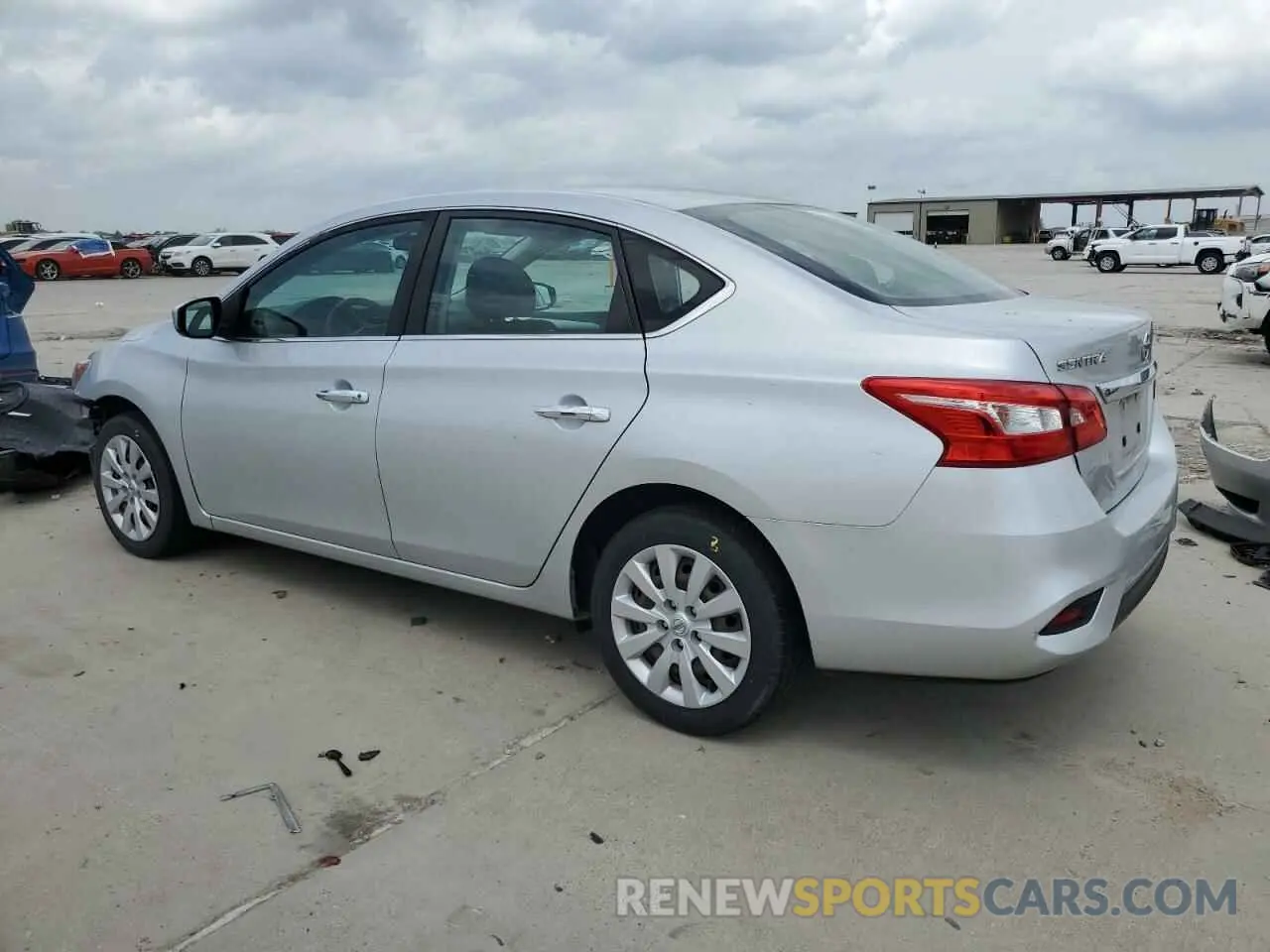 2 Photograph of a damaged car 3N1AB7AP3KY311114 NISSAN SENTRA 2019