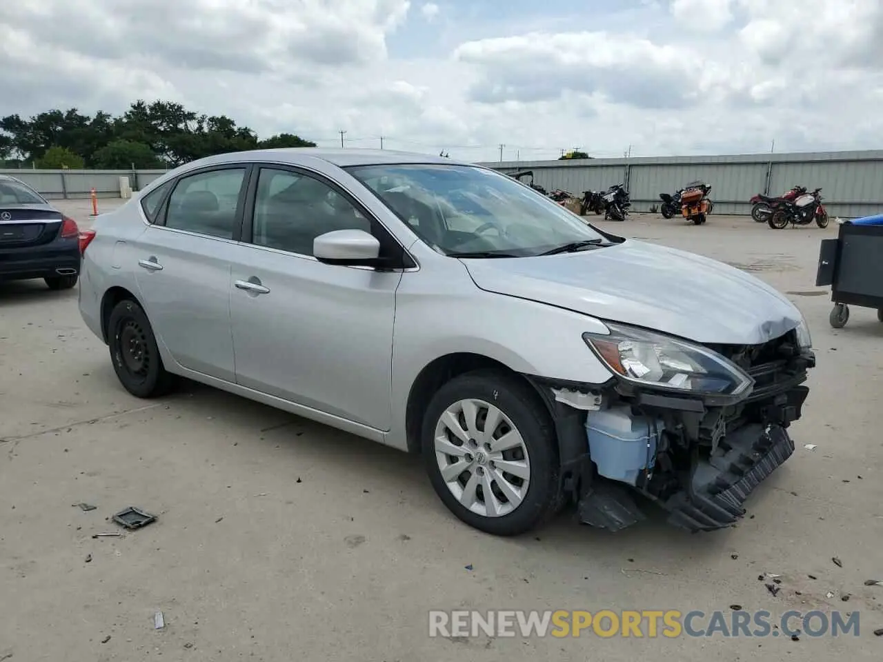 4 Photograph of a damaged car 3N1AB7AP3KY311114 NISSAN SENTRA 2019
