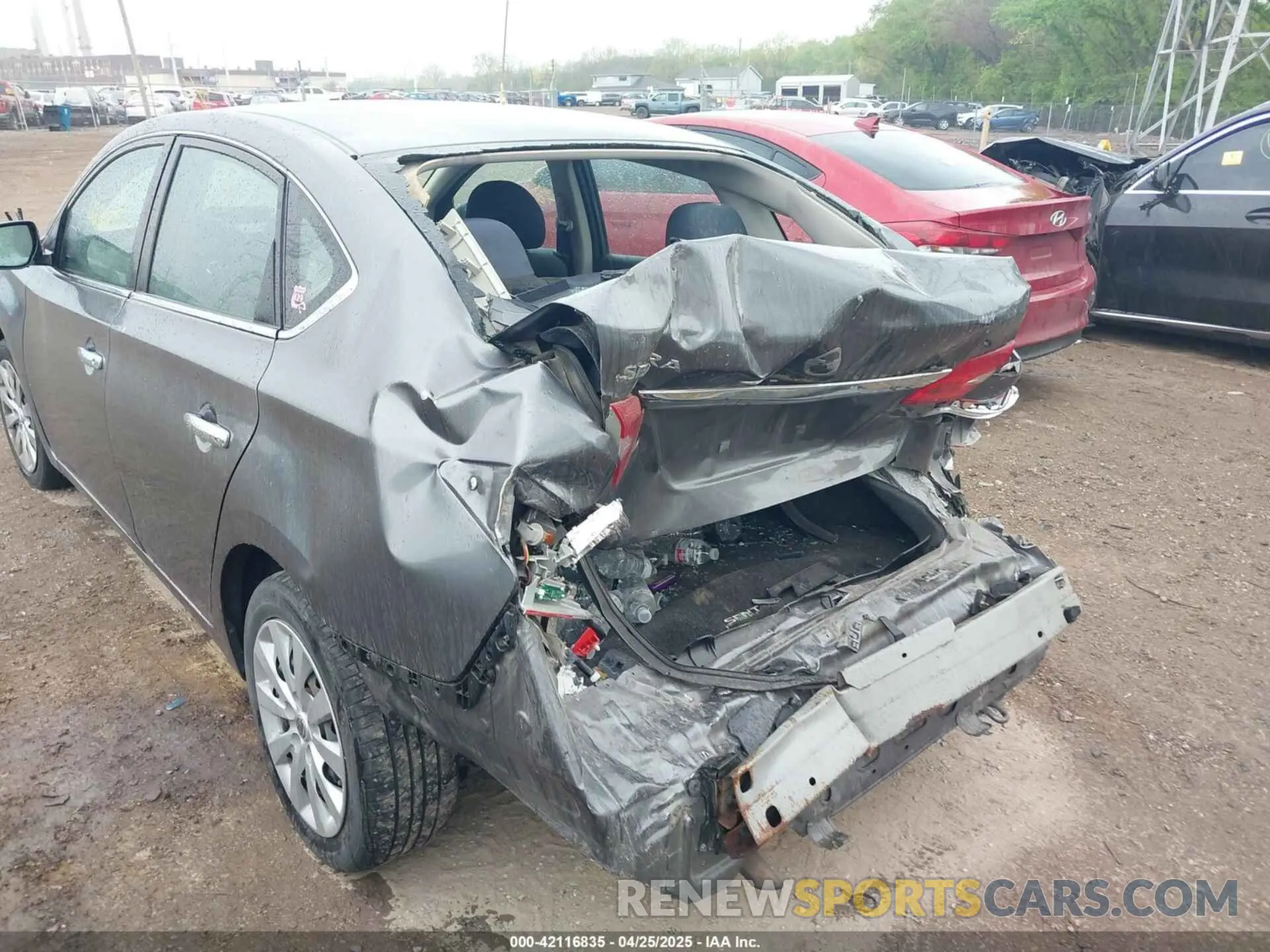 6 Photograph of a damaged car 3N1AB7AP3KY311503 NISSAN SENTRA 2019