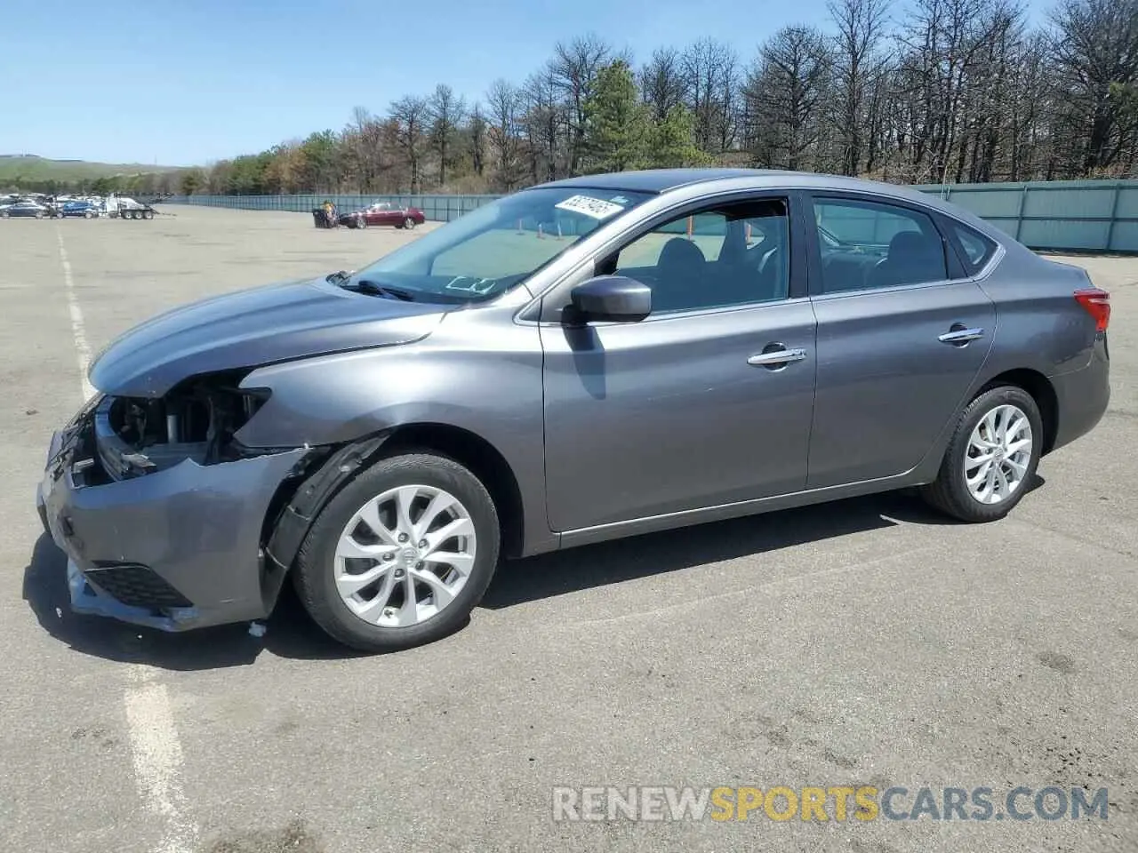 1 Photograph of a damaged car 3N1AB7AP3KY324123 NISSAN SENTRA 2019