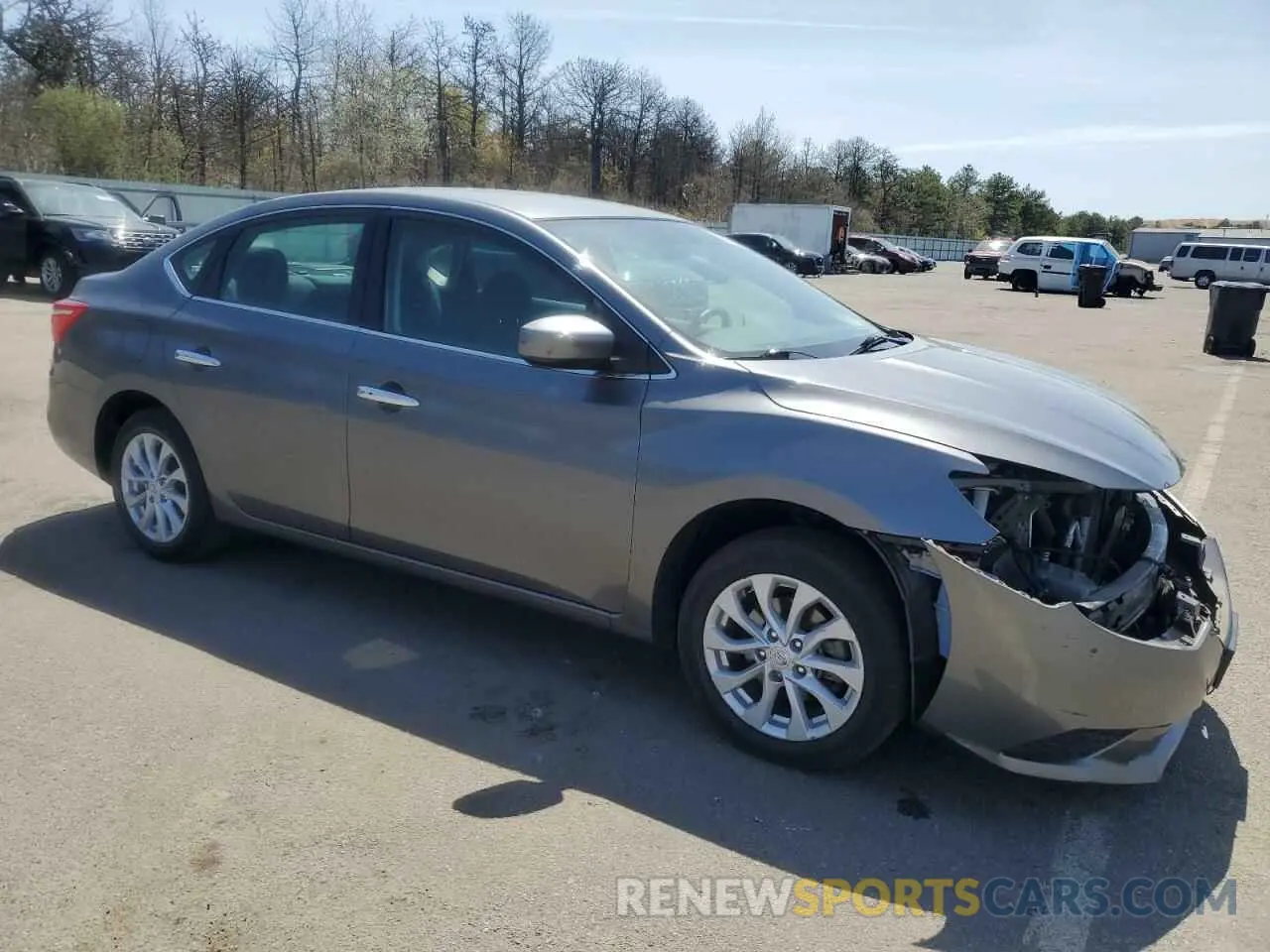4 Photograph of a damaged car 3N1AB7AP3KY324123 NISSAN SENTRA 2019