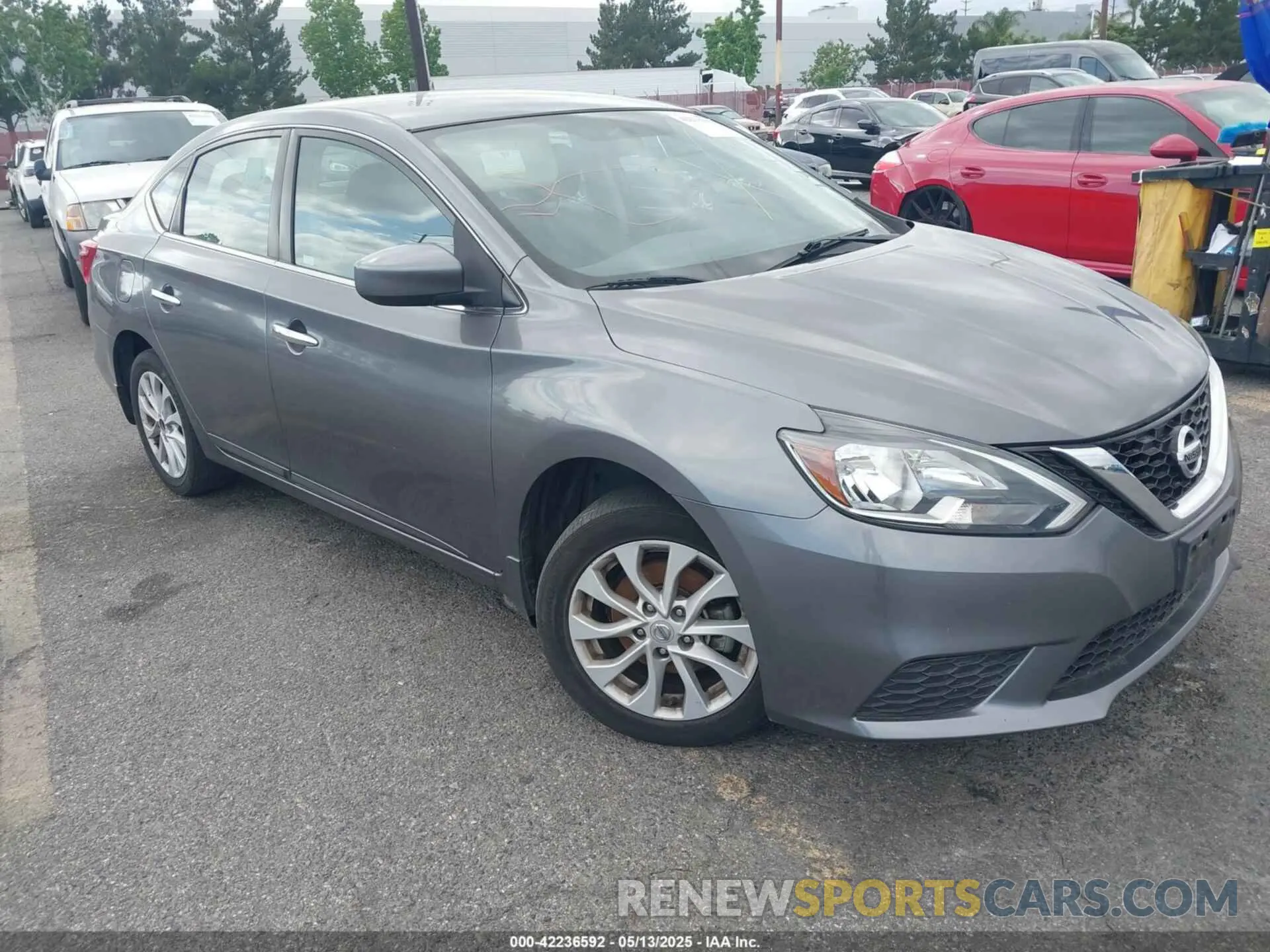 1 Photograph of a damaged car 3N1AB7AP3KY327751 NISSAN SENTRA 2019