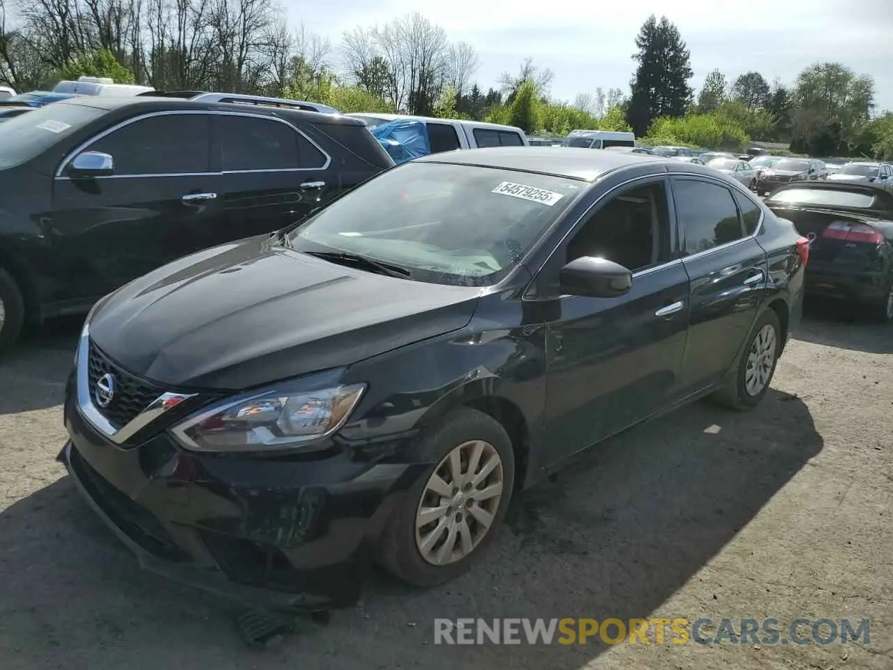 1 Photograph of a damaged car 3N1AB7AP3KY336000 NISSAN SENTRA 2019