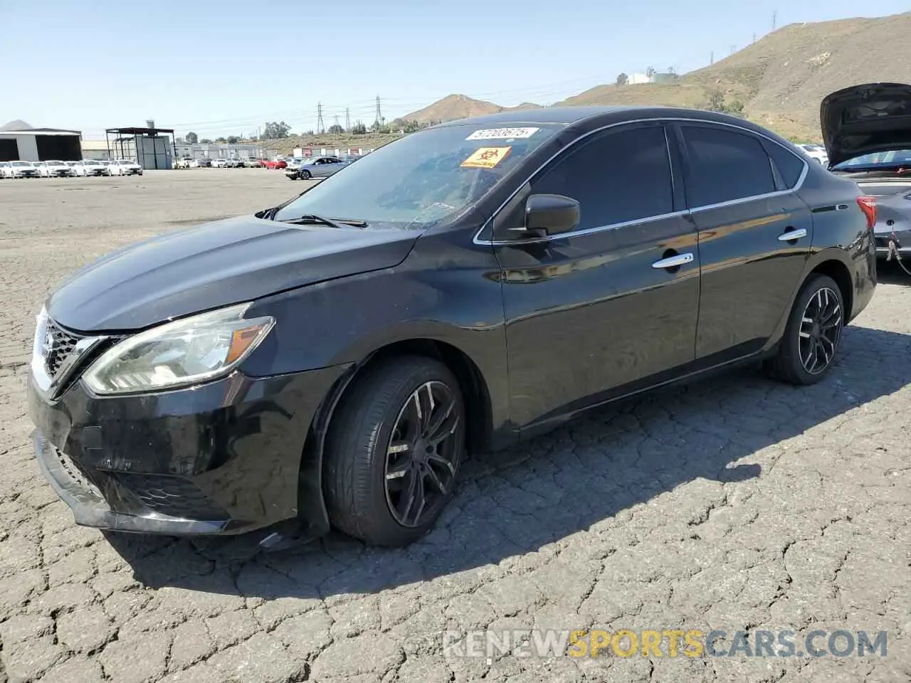 1 Photograph of a damaged car 3N1AB7AP3KY337552 NISSAN SENTRA 2019
