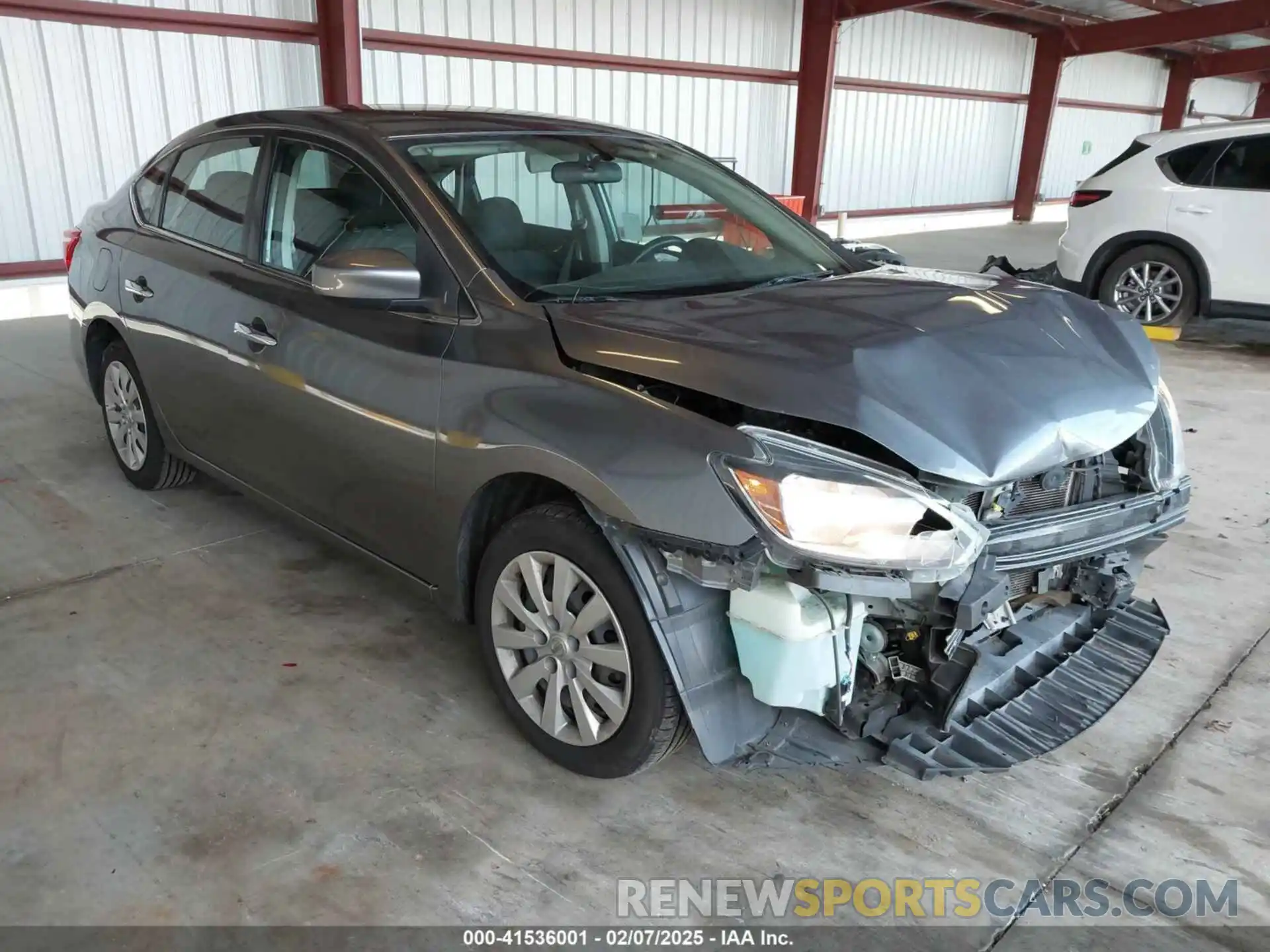 1 Photograph of a damaged car 3N1AB7AP3KY342069 NISSAN SENTRA 2019