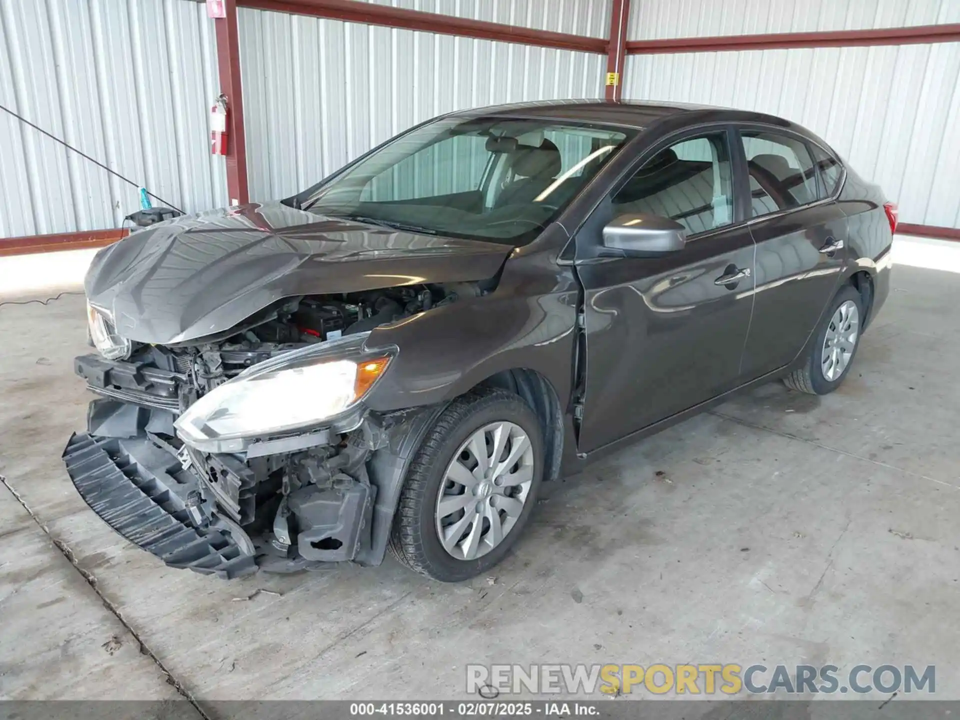 2 Photograph of a damaged car 3N1AB7AP3KY342069 NISSAN SENTRA 2019