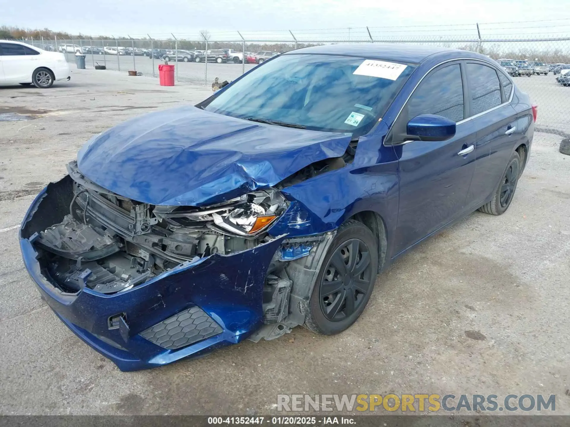 2 Photograph of a damaged car 3N1AB7AP3KY346025 NISSAN SENTRA 2019