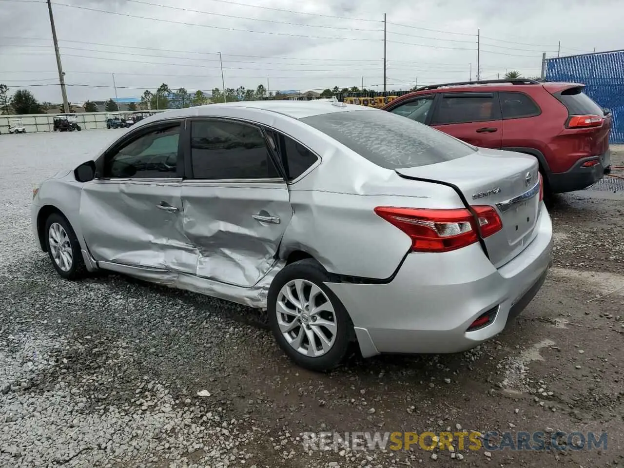2 Photograph of a damaged car 3N1AB7AP3KY349135 NISSAN SENTRA 2019