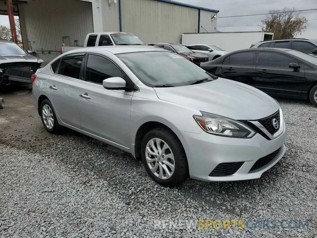 4 Photograph of a damaged car 3N1AB7AP3KY349135 NISSAN SENTRA 2019