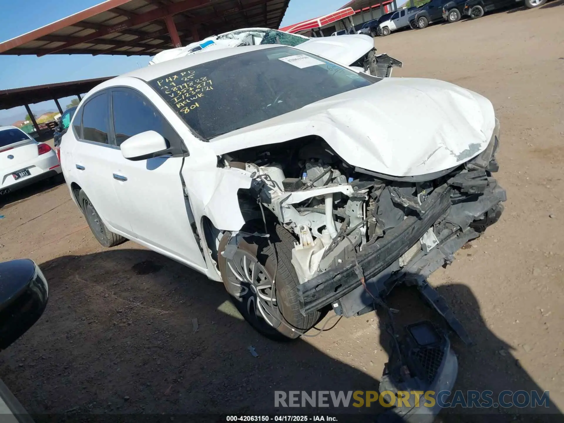1 Photograph of a damaged car 3N1AB7AP3KY357879 NISSAN SENTRA 2019