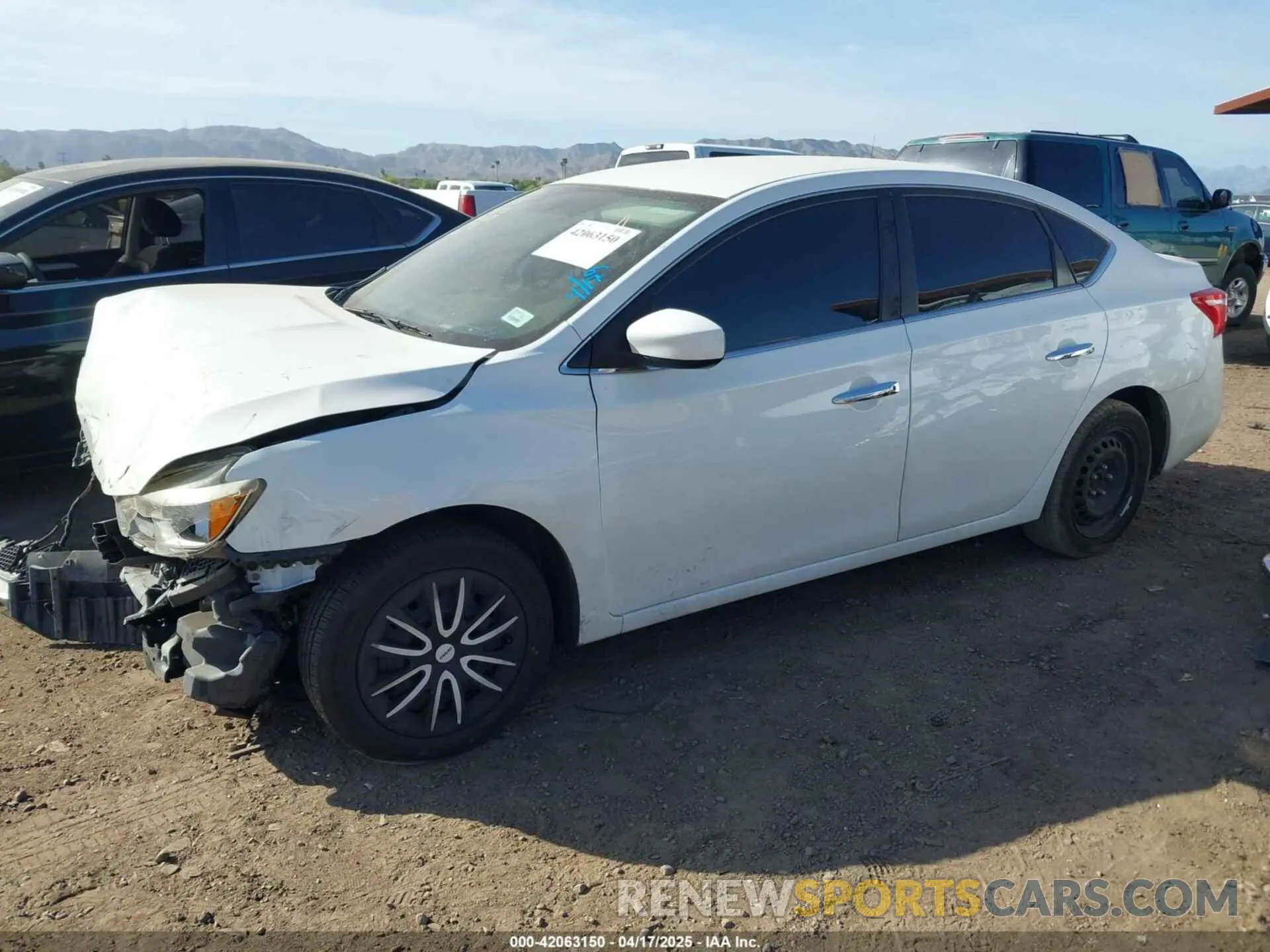2 Photograph of a damaged car 3N1AB7AP3KY357879 NISSAN SENTRA 2019