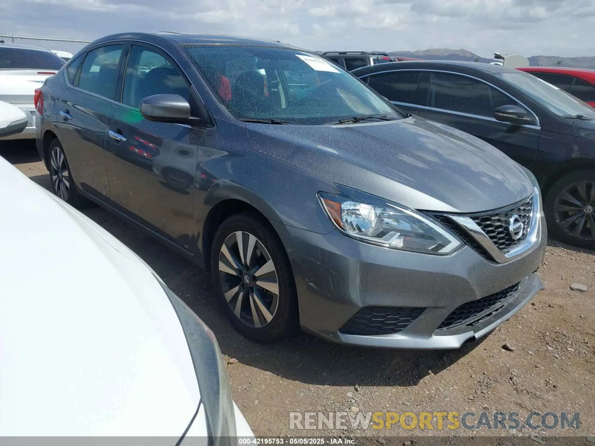 1 Photograph of a damaged car 3N1AB7AP3KY358403 NISSAN SENTRA 2019