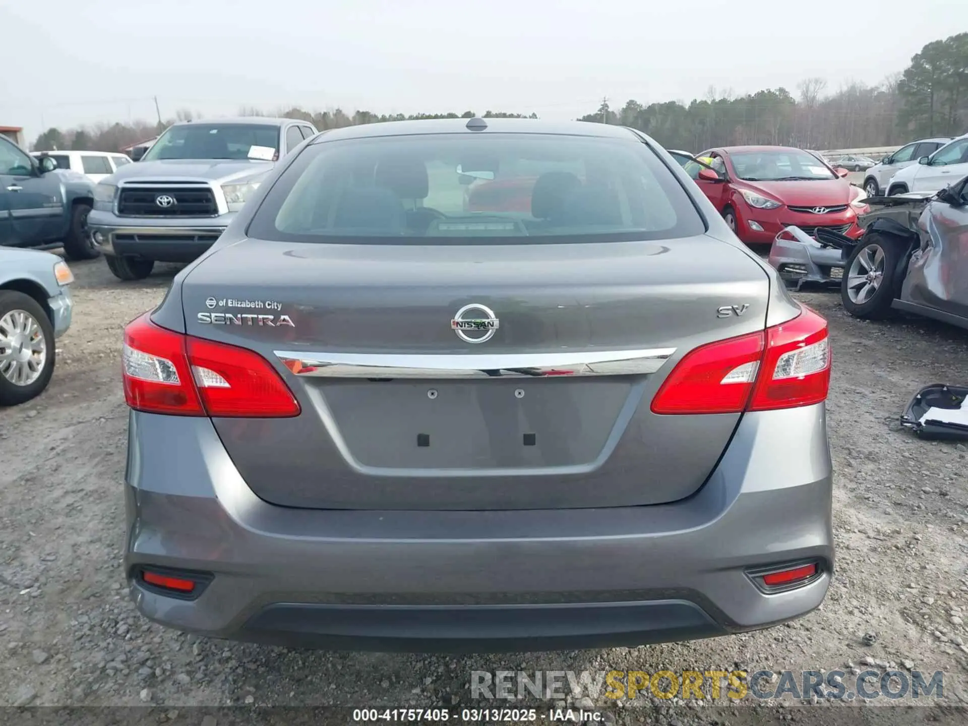 17 Photograph of a damaged car 3N1AB7AP3KY364069 NISSAN SENTRA 2019