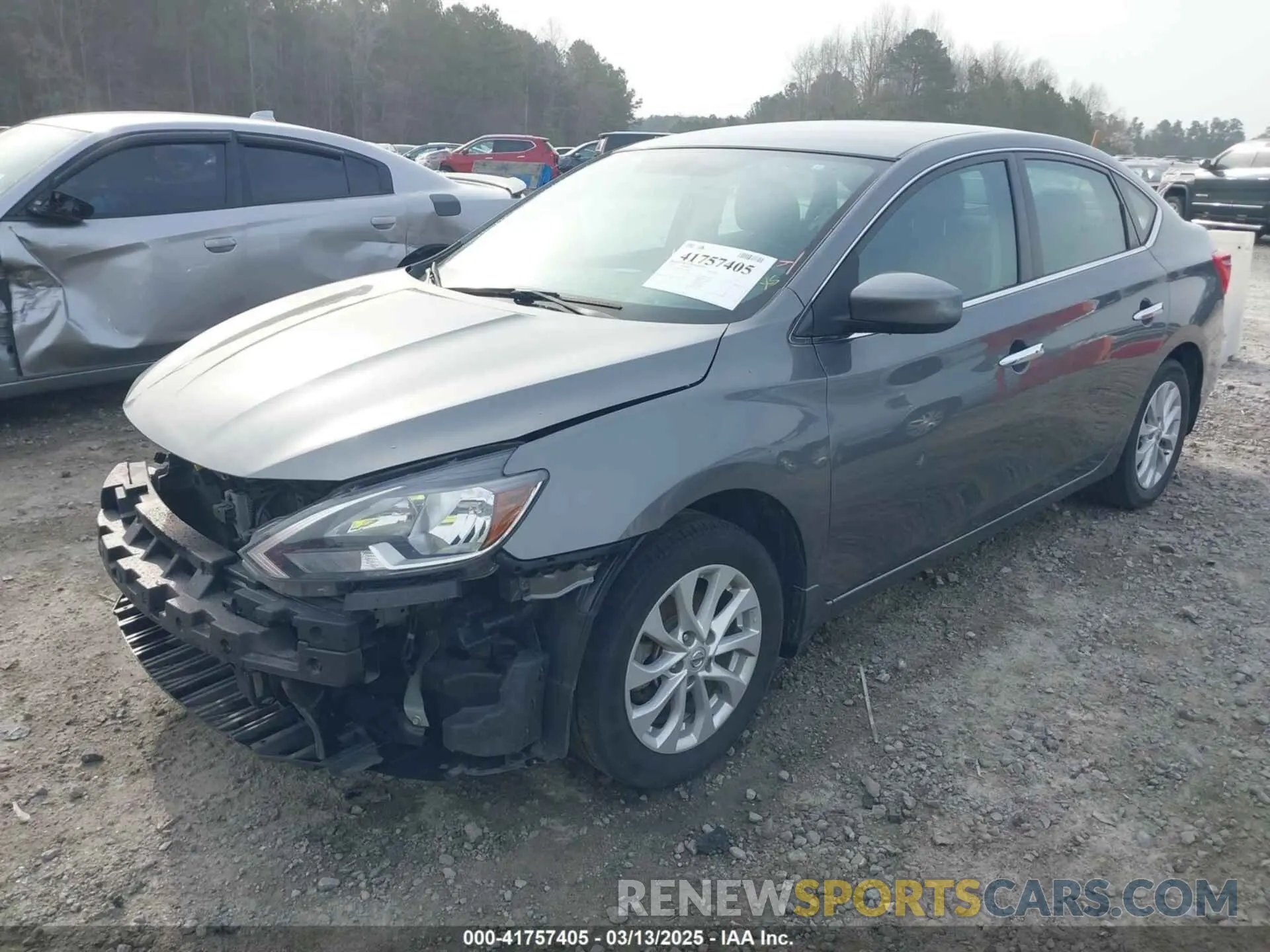 2 Photograph of a damaged car 3N1AB7AP3KY364069 NISSAN SENTRA 2019