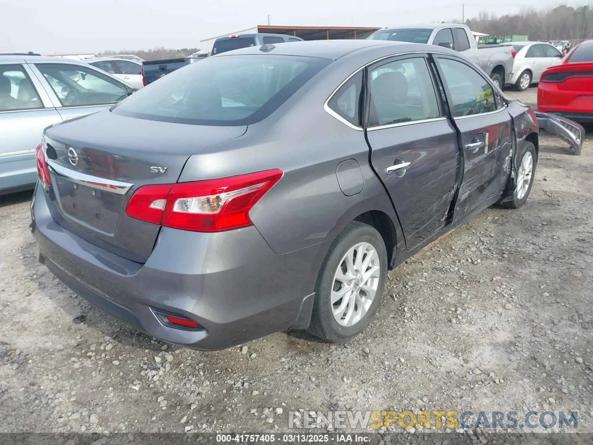 4 Photograph of a damaged car 3N1AB7AP3KY364069 NISSAN SENTRA 2019