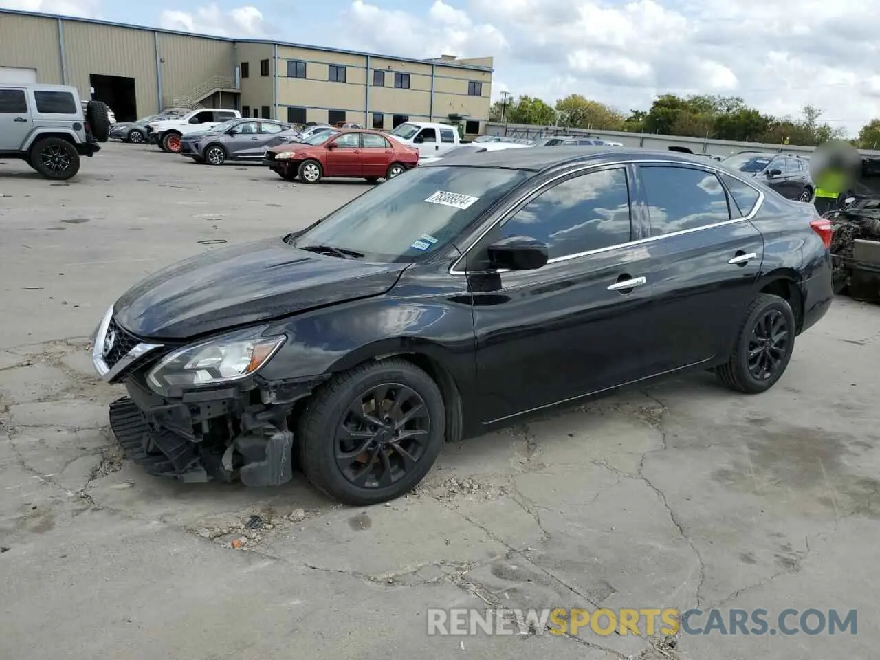 1 Photograph of a damaged car 3N1AB7AP3KY367828 NISSAN SENTRA 2019