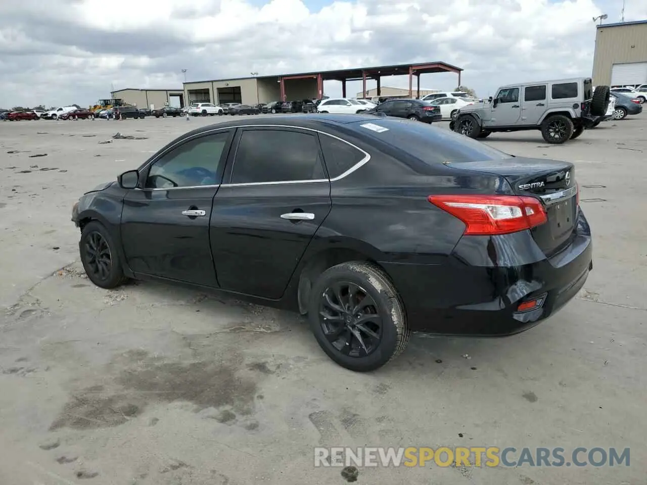 2 Photograph of a damaged car 3N1AB7AP3KY367828 NISSAN SENTRA 2019