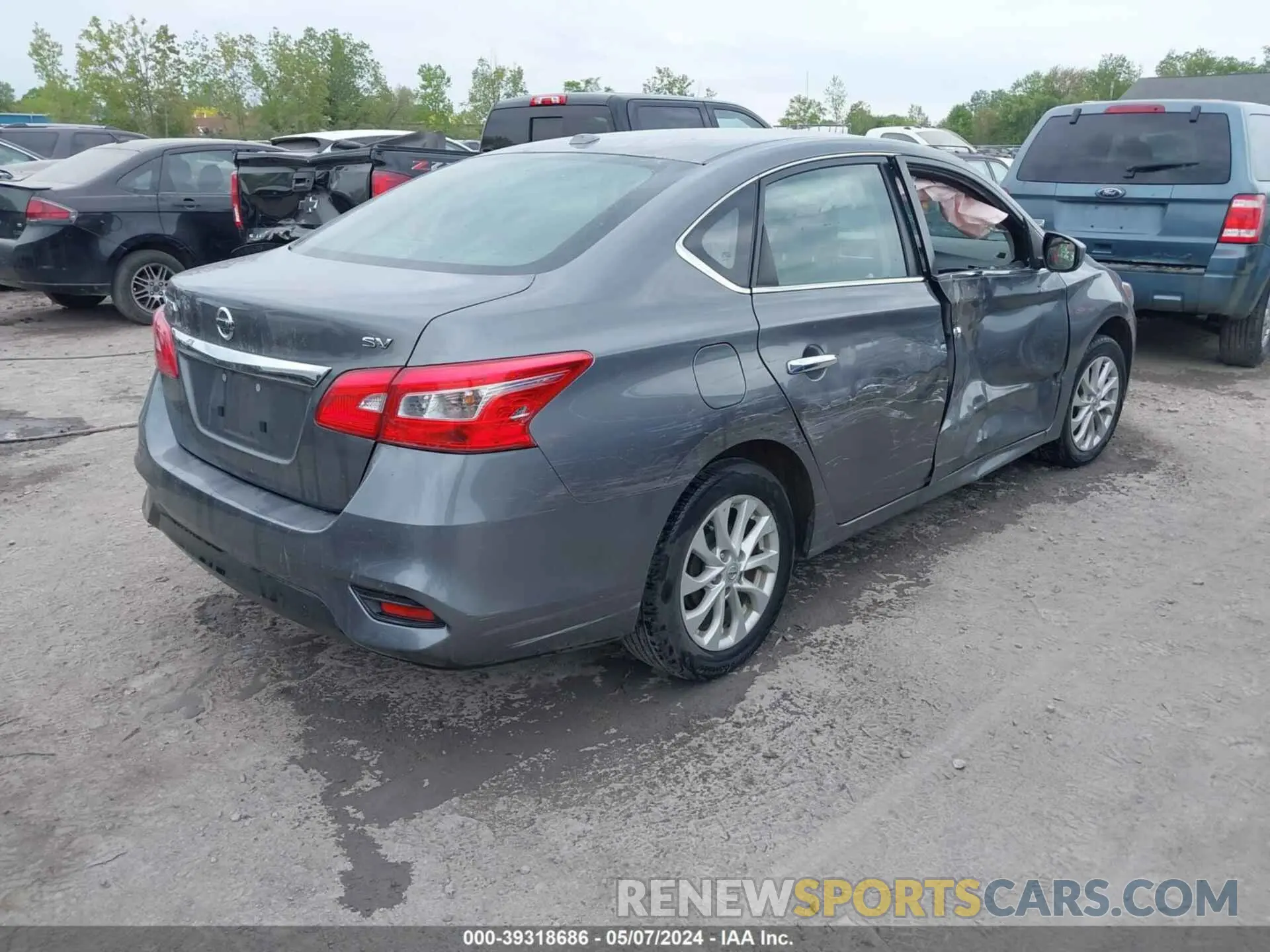 4 Photograph of a damaged car 3N1AB7AP3KY368915 NISSAN SENTRA 2019
