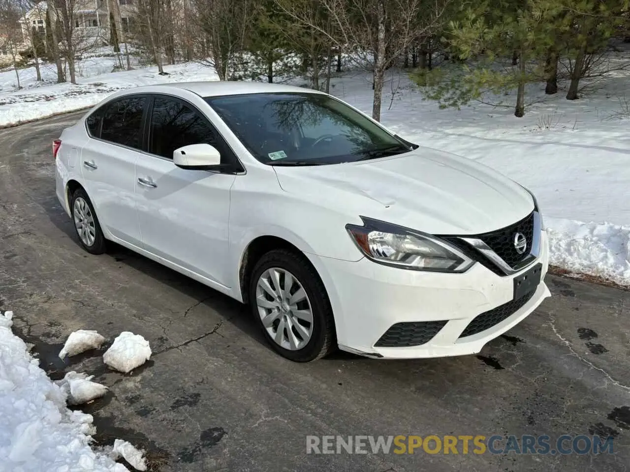1 Photograph of a damaged car 3N1AB7AP3KY372768 NISSAN SENTRA 2019
