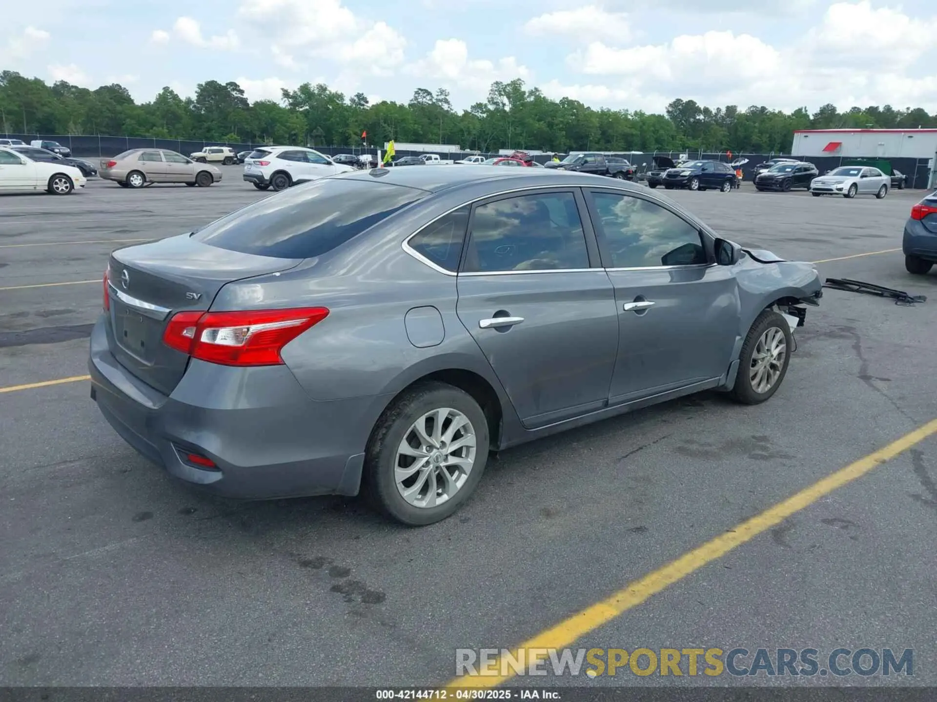 4 Photograph of a damaged car 3N1AB7AP3KY373645 NISSAN SENTRA 2019