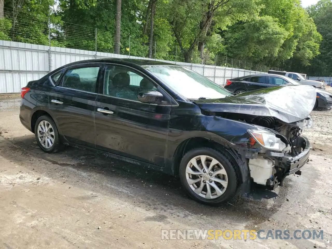 4 Photograph of a damaged car 3N1AB7AP3KY374391 NISSAN SENTRA 2019