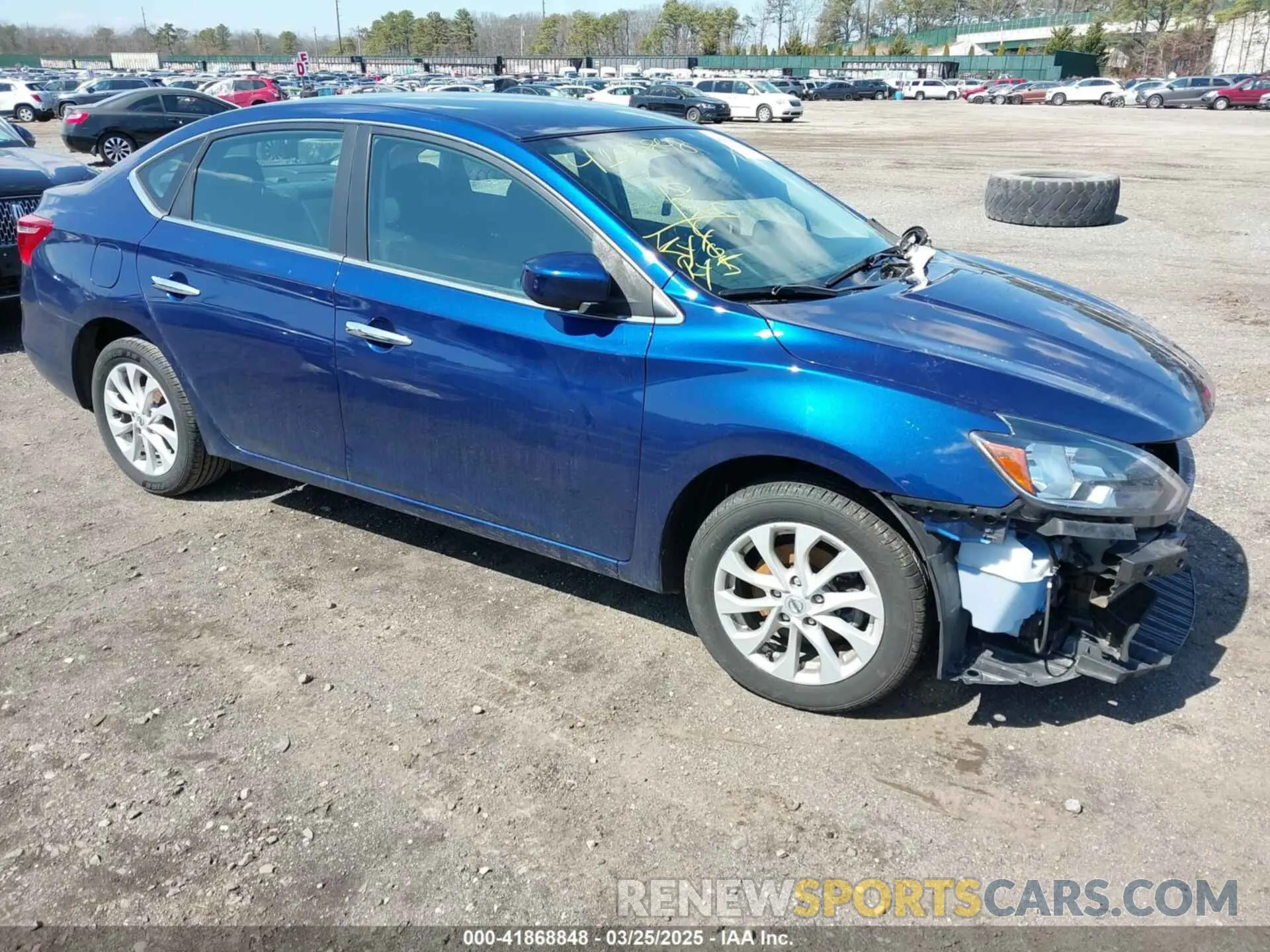 1 Photograph of a damaged car 3N1AB7AP3KY376836 NISSAN SENTRA 2019