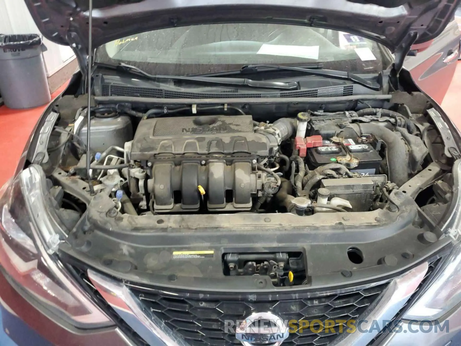 1 Photograph of a damaged car 3N1AB7AP3KY380000 NISSAN SENTRA 2019