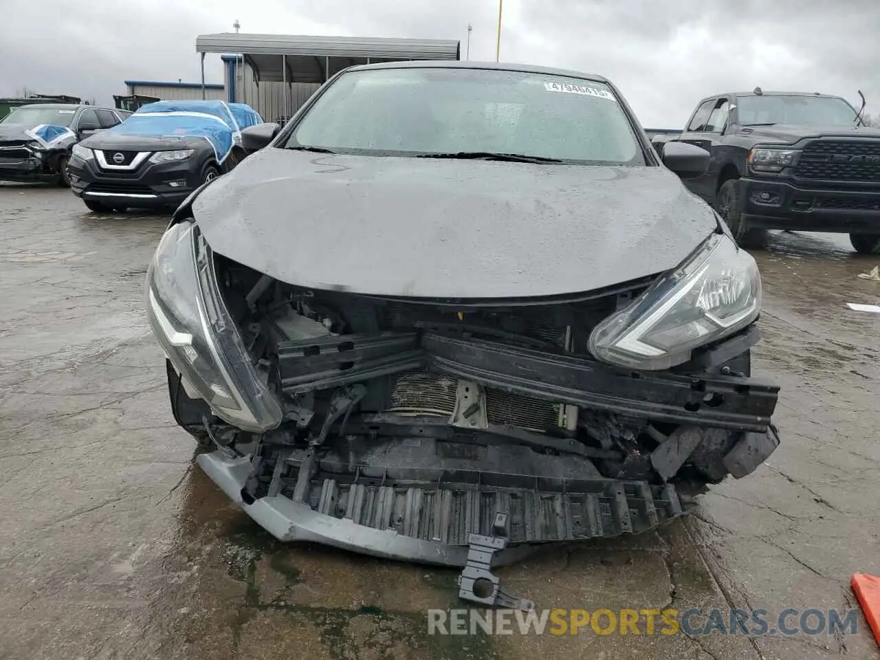 5 Photograph of a damaged car 3N1AB7AP3KY380157 NISSAN SENTRA 2019