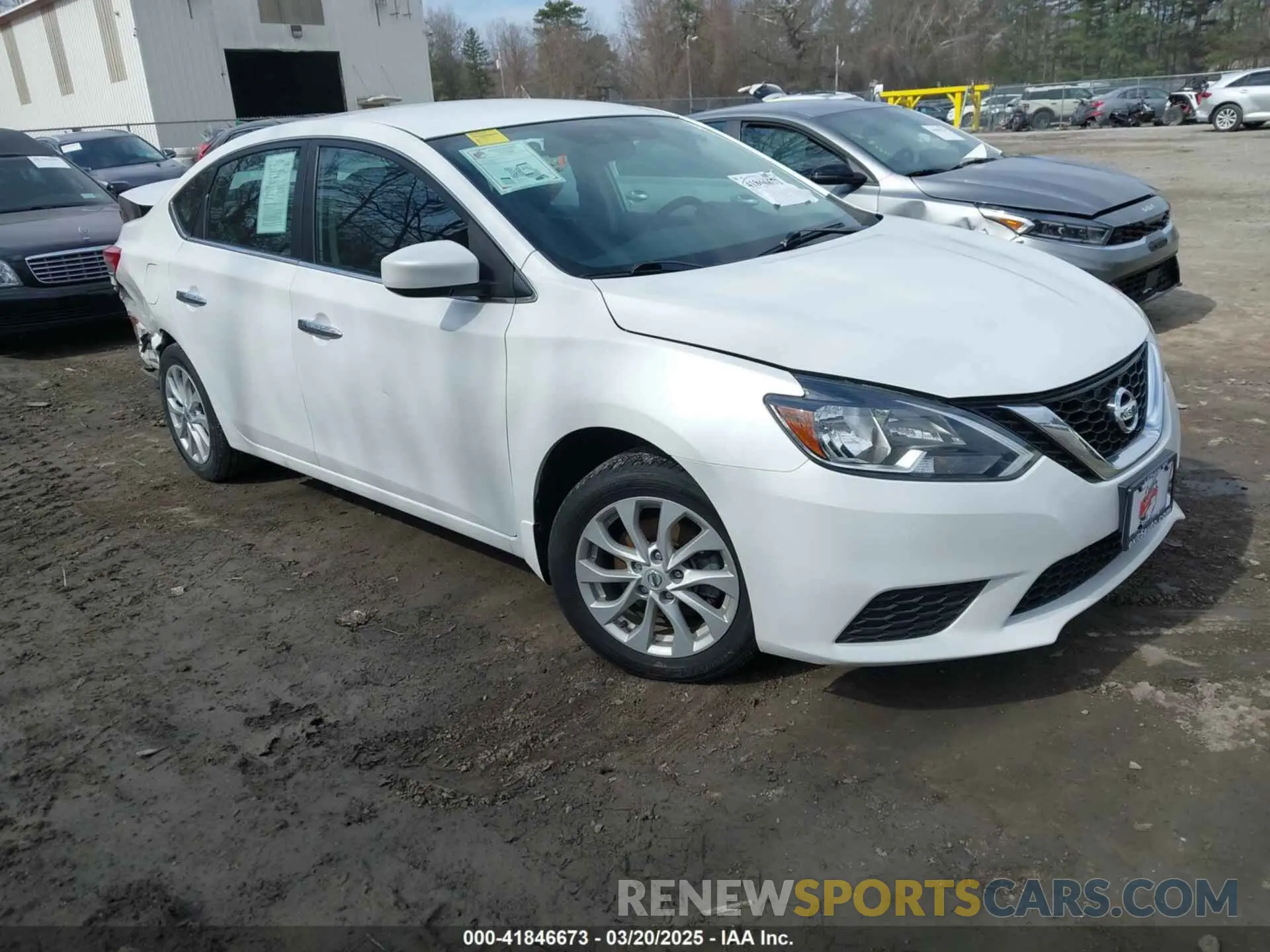 1 Photograph of a damaged car 3N1AB7AP3KY380708 NISSAN SENTRA 2019