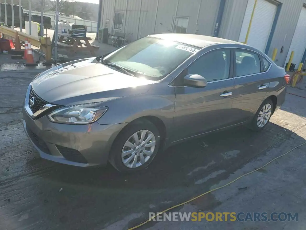 1 Photograph of a damaged car 3N1AB7AP3KY381647 NISSAN SENTRA 2019