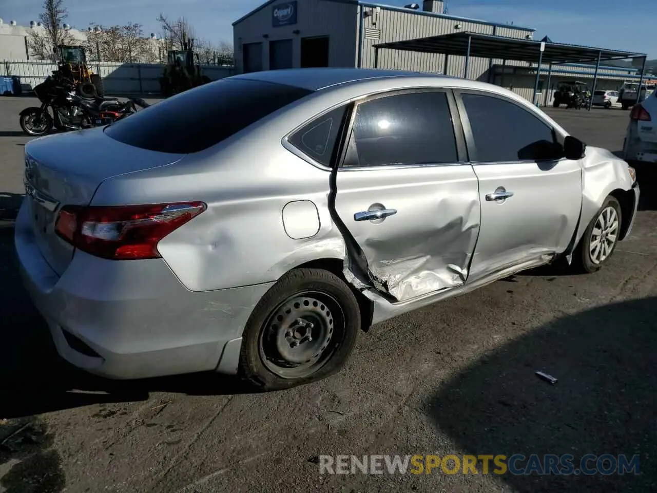 3 Photograph of a damaged car 3N1AB7AP3KY386671 NISSAN SENTRA 2019