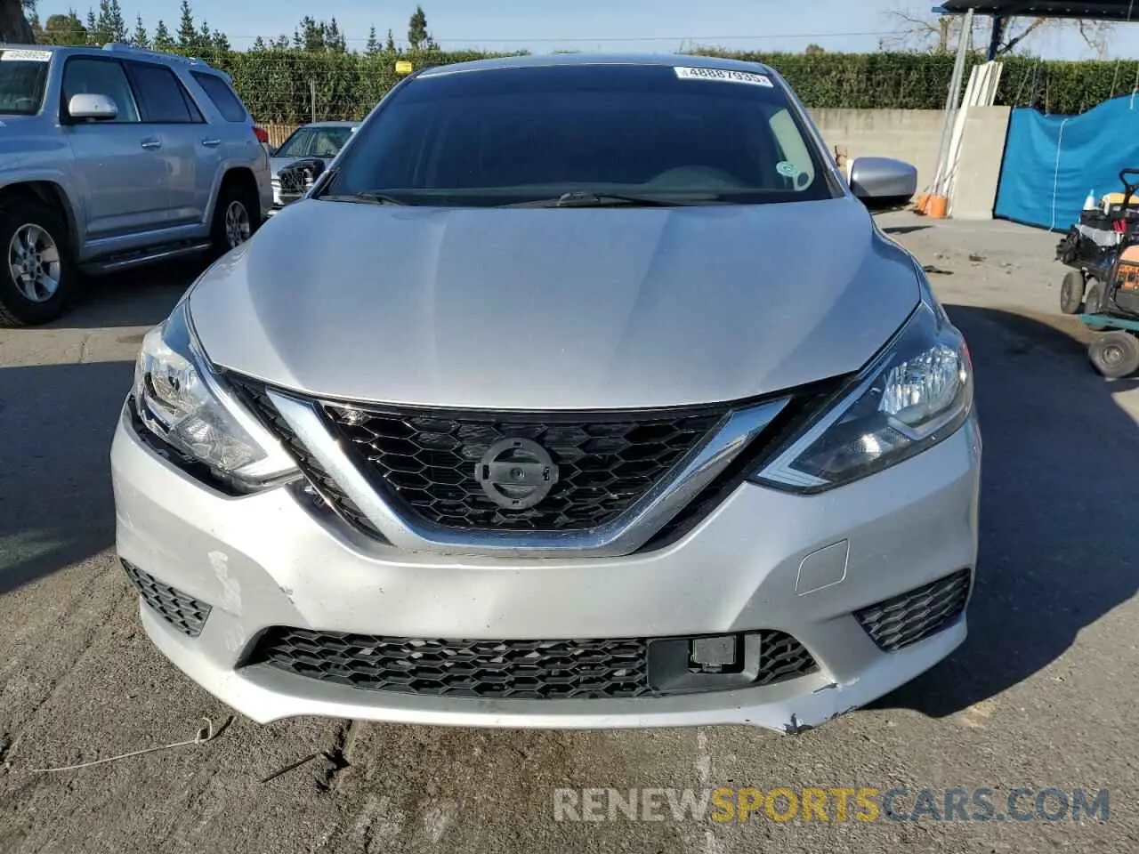 5 Photograph of a damaged car 3N1AB7AP3KY386671 NISSAN SENTRA 2019