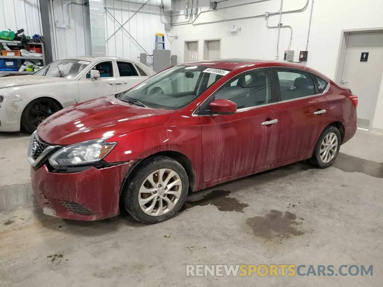 1 Photograph of a damaged car 3N1AB7AP3KY388811 NISSAN SENTRA 2019