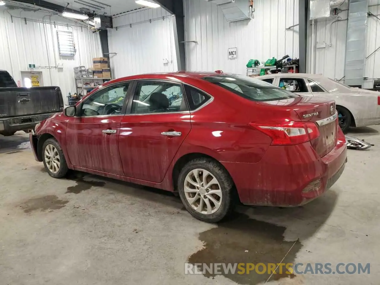 2 Photograph of a damaged car 3N1AB7AP3KY388811 NISSAN SENTRA 2019
